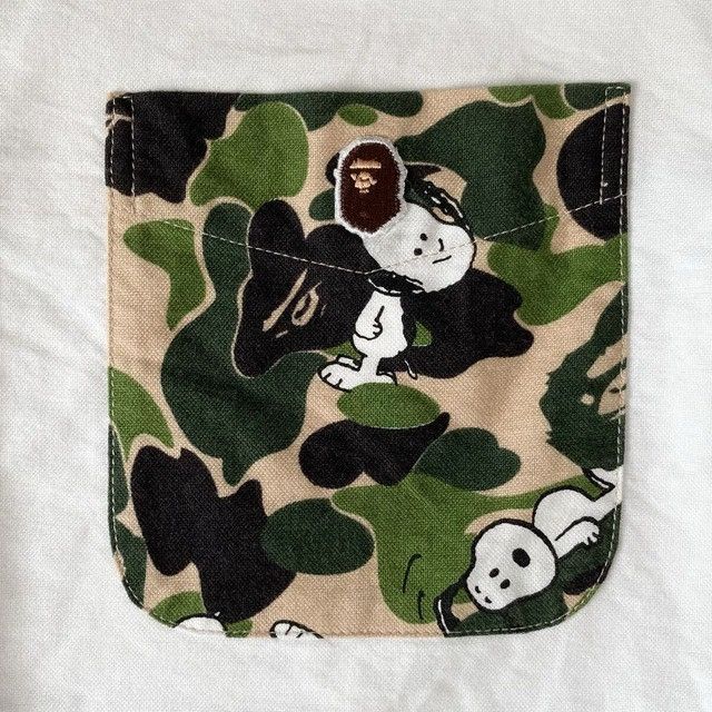 Bape BAPE × Peanuts Snoopy BD shirt ABC camo a bathing ape Size US XL / EU 56 / 4 - 5 Thumbnail