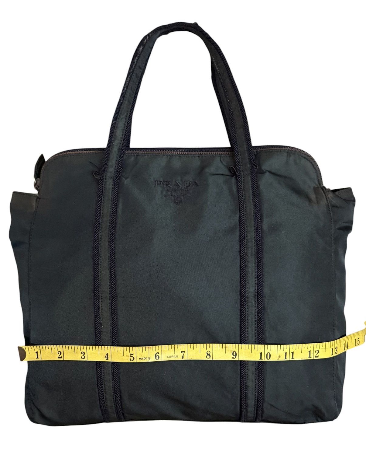 Prada PRADA TESSUTO Vintage Nylon Dark Blue Totes Bag Size ONE SIZE - 6 Thumbnail