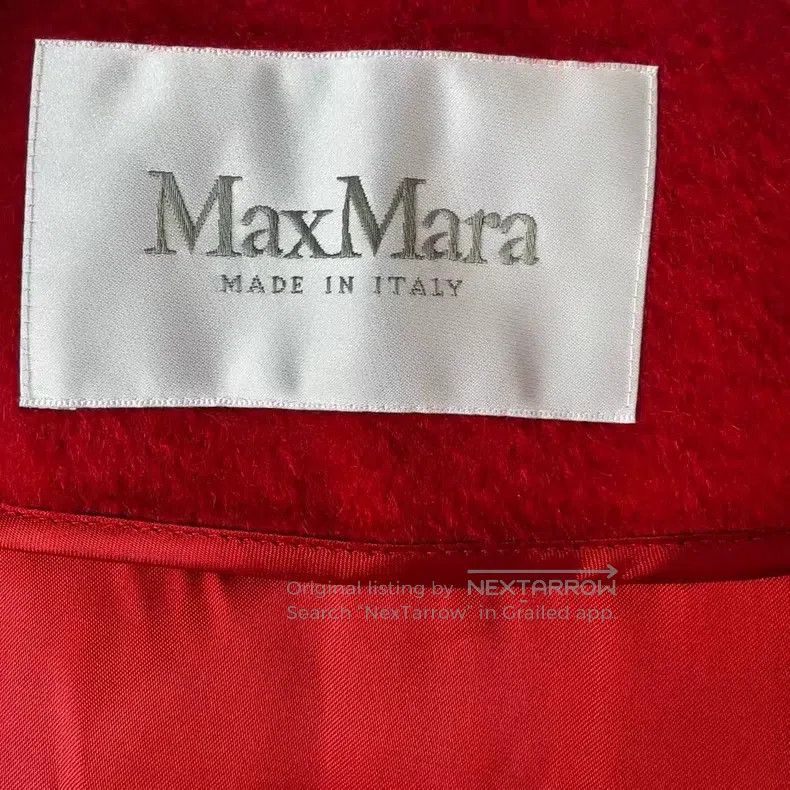 Max Mara Max Mara Red Belted Long Coat Size S / US 4 / IT 40 - 3 Thumbnail