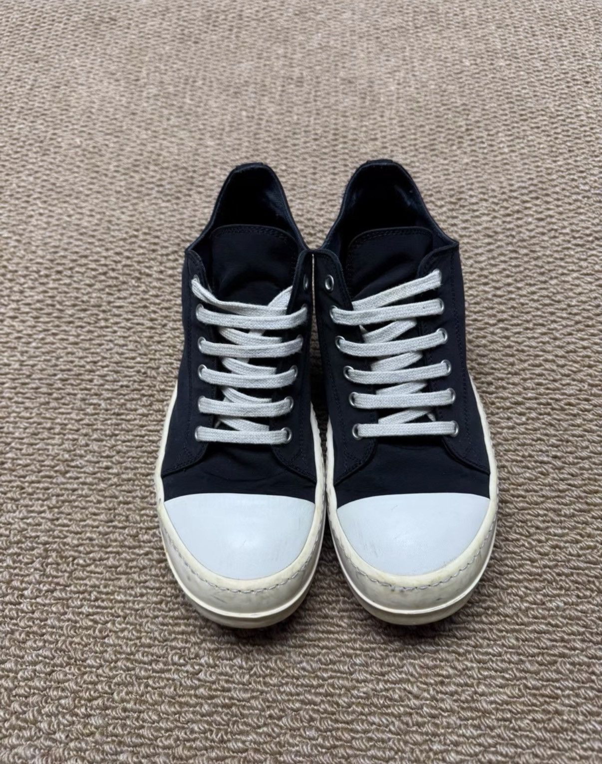 Rick Owens Rick Owens DRKSHDW Low Top Ramones K37 Size US 6.5 / EU 39-40 - 1 Thumbnail