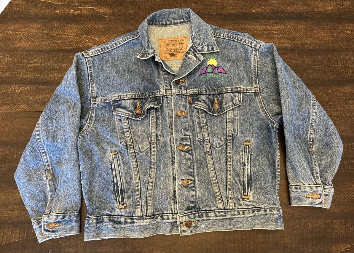 Levi's VTG Levi's Denim Trucker Women’s Medium-USA 90s Jean Jacket Size M / US 6-8 / IT 42-44 - 1 Thumbnail