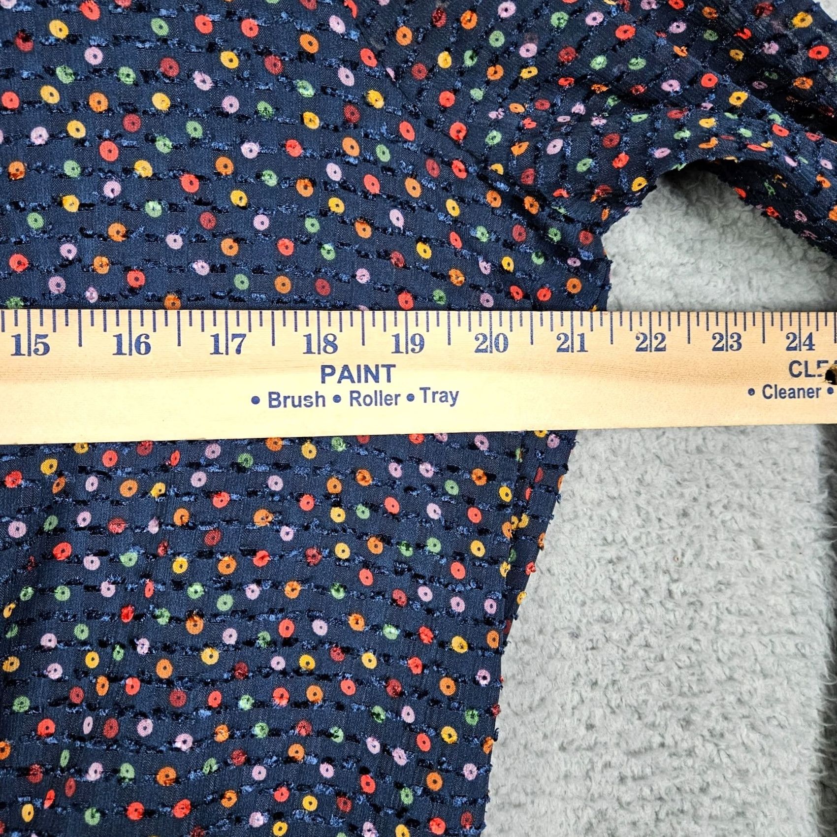 Madewell Madewell Blouse V-Neck Long Sleeve Polka Dot Size M Multicolor Women's Shirt Regular Size M / US 6-8 / IT 42-44 - 3 Thumbnail