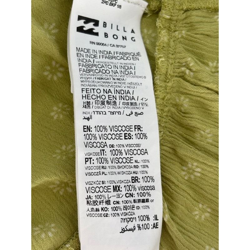 Billabong Billabong Green and White Wrap and Roll Wrap Dress Size M / US 6-8 / IT 42-44 - 7 Thumbnail