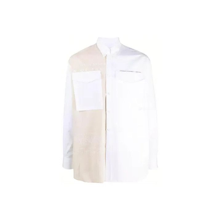 Givenchy Givenchy Colorblock Rear Logo Loose Long-Sleeve Shirt Size US M / EU 48-50 / 2 - 1 Thumbnail
