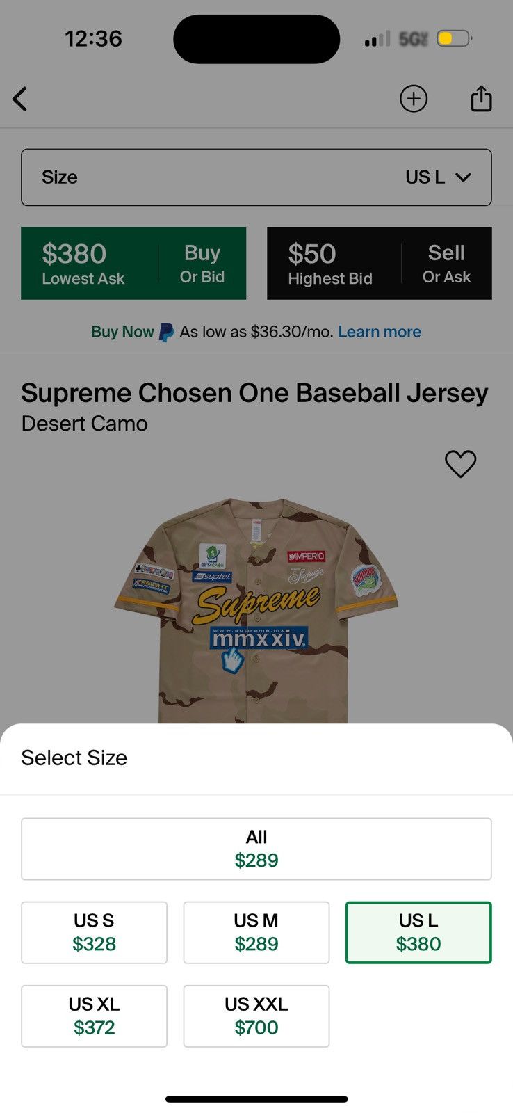 Supreme Supreme Chosen One Camo Baseball Jersey Size US M / EU 48-50 / 2 - 4 Thumbnail