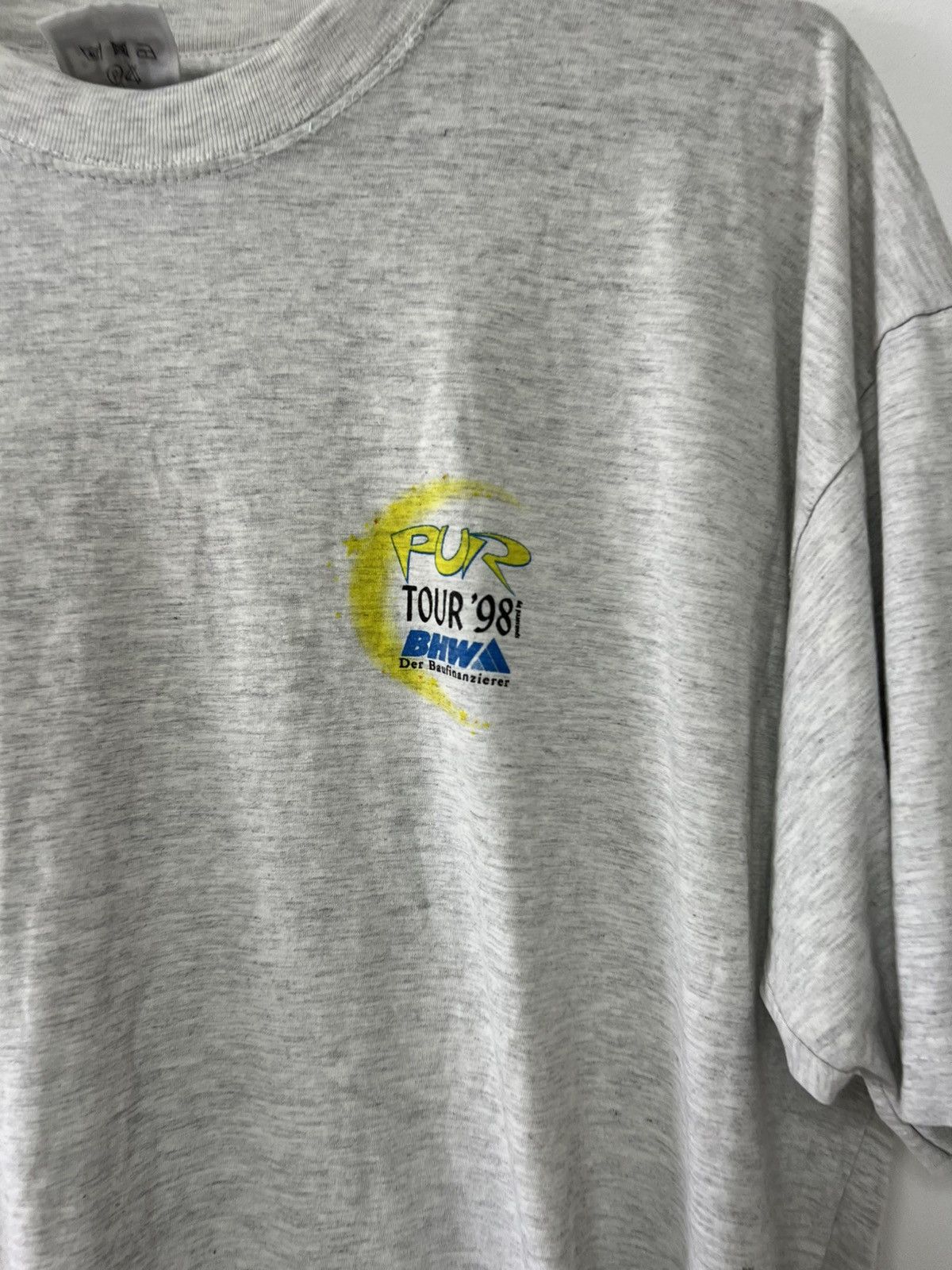 Plus One Clothing Vintage PUR Tour 1998 BHW Germany Band T shirt Mens sz 2XL Size US XXL / EU 58 / 5 - 12 Thumbnail