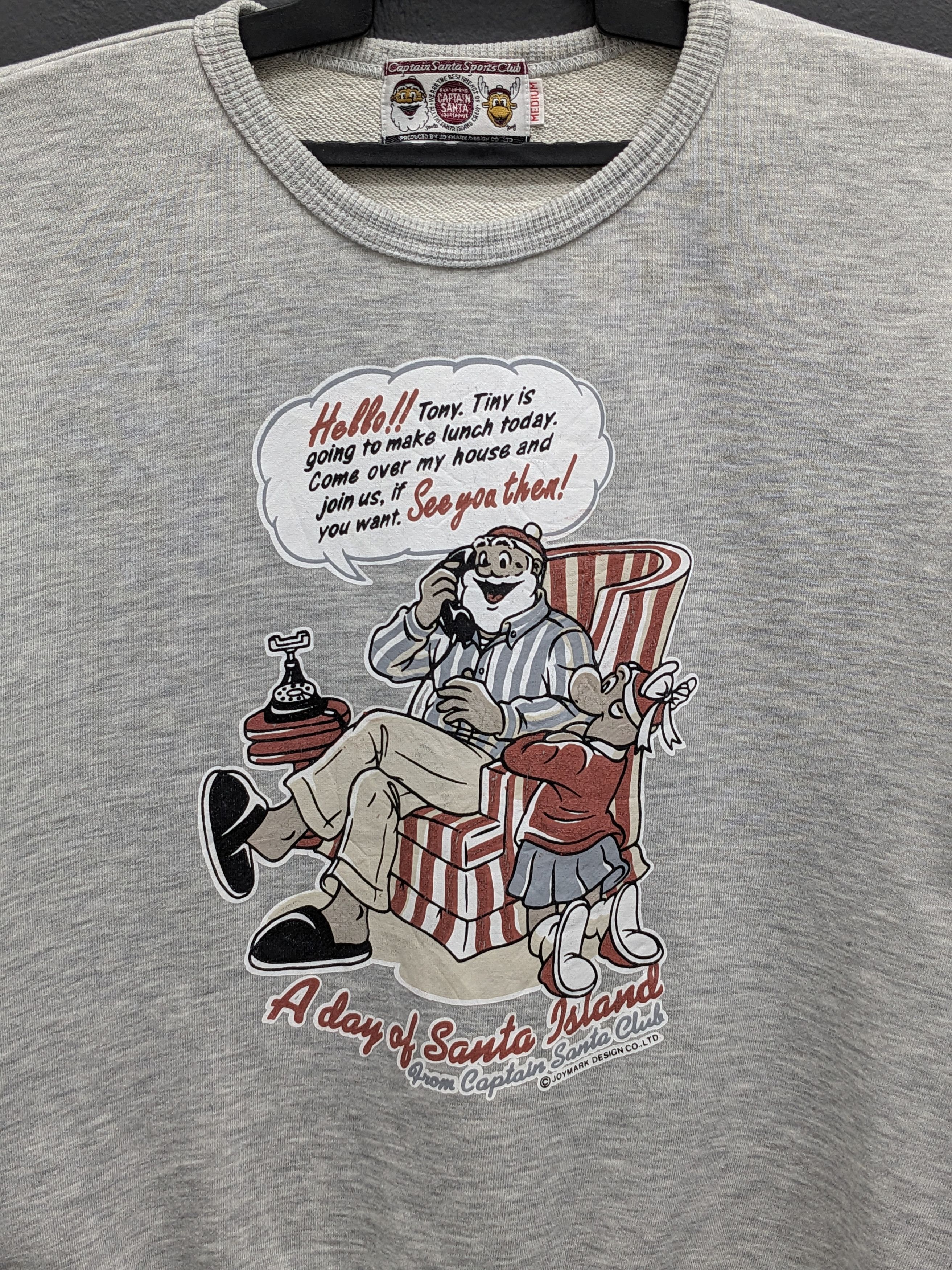 Captain Santors Vintage Captain Santa Sport Club By Jo Mark Sweatshirt Size US M / EU 48-50 / 2 - 3 Thumbnail