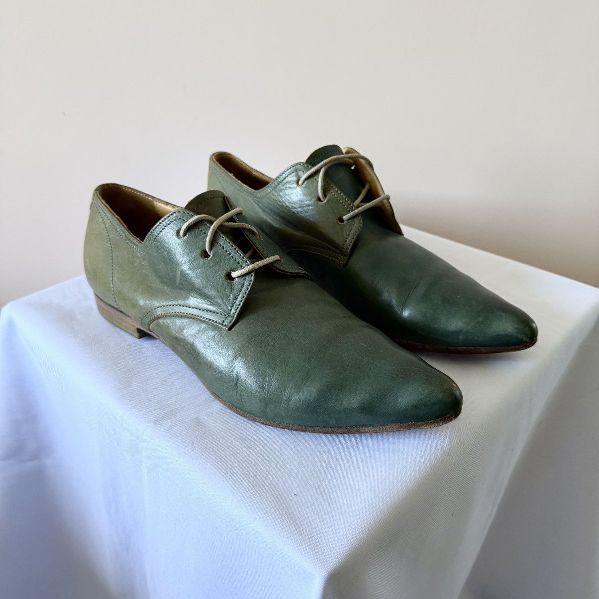 Dirk Bikkembergs RARE Moma Artisanal Goblin Leather Boots Guidi A1923 Vibe Size US 8 / EU 41 - 2 Thumbnail