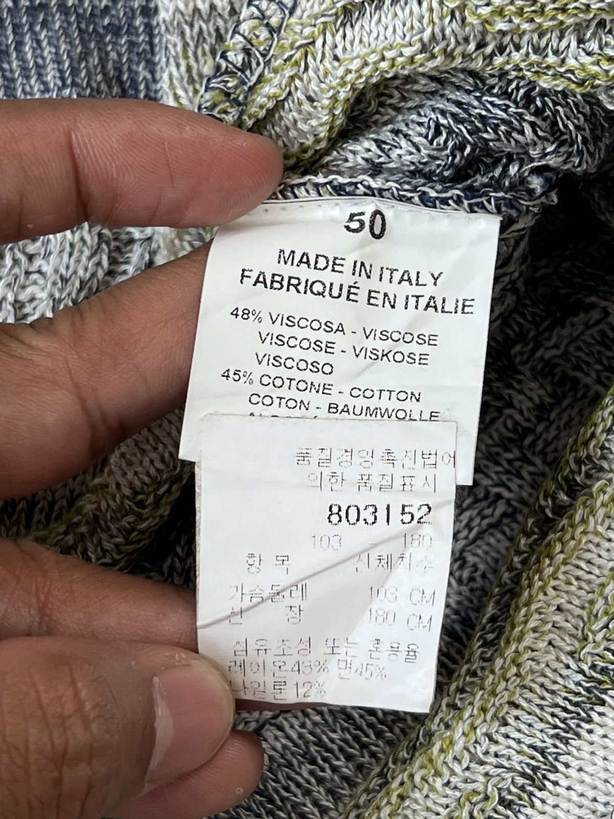 Missoni Missoni Sport Pullover Sweater Multicolor Wool Size XL / US 12-14 / IT 48-50 - 12 Thumbnail
