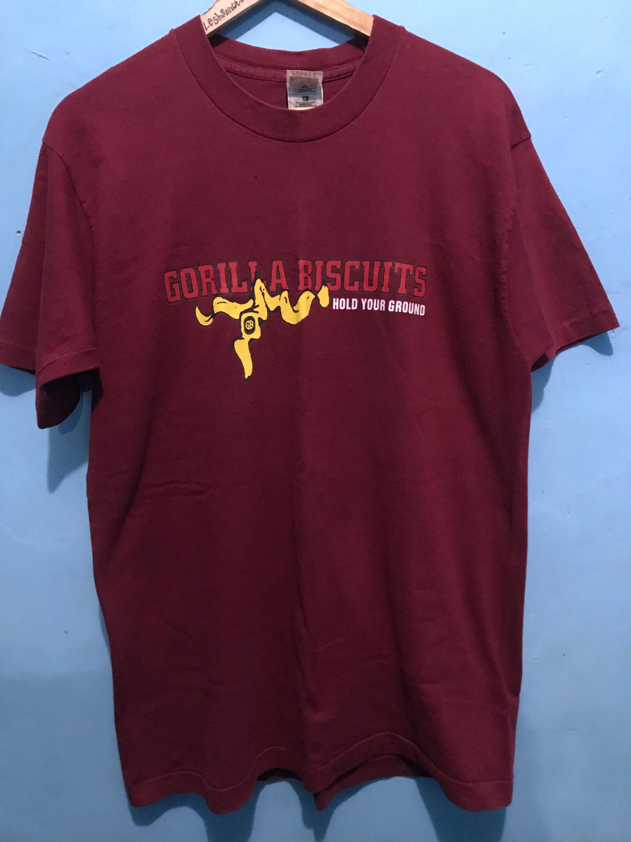 Band Tees Gorilla Biscuits Youth Of Today Judge Earth Crisis Cromags Size US L / EU 52-54 / 3 - 1 Thumbnail