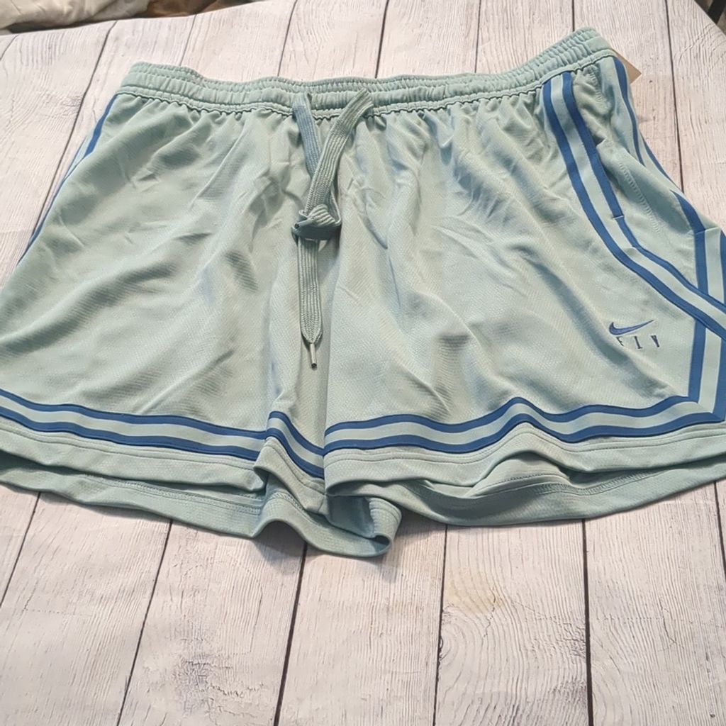 Nike Nike Womens Dri-Fit Swoosh Fly Crossover Basketball Shorts Size 35" - 4 Thumbnail