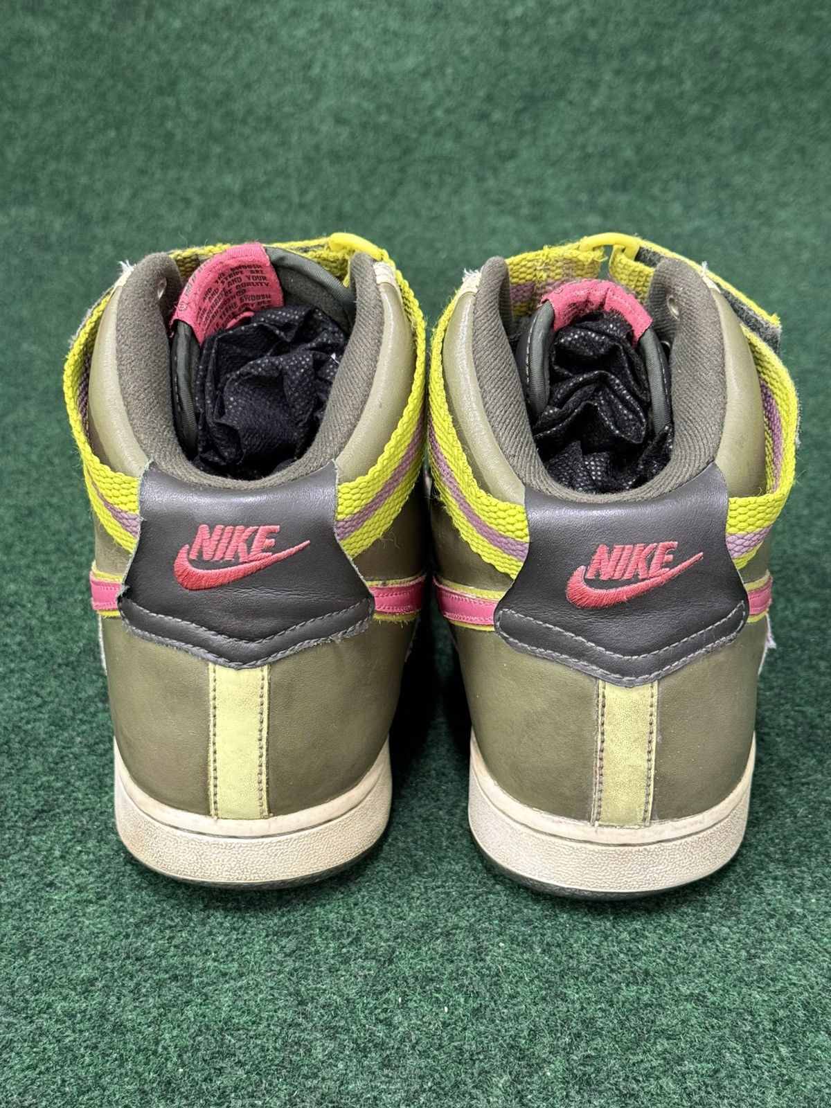 Nike Vintage 2007 Nike Vandal High Leather Dark Army 309427-381 Size US 9 / EU 42 - 6 Thumbnail