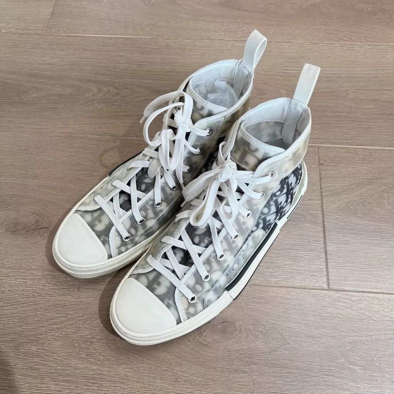 Dior Dior B23 Oblique High Top Sneakers Size 40-2506 Size US 10 / EU 43 - 5 Thumbnail