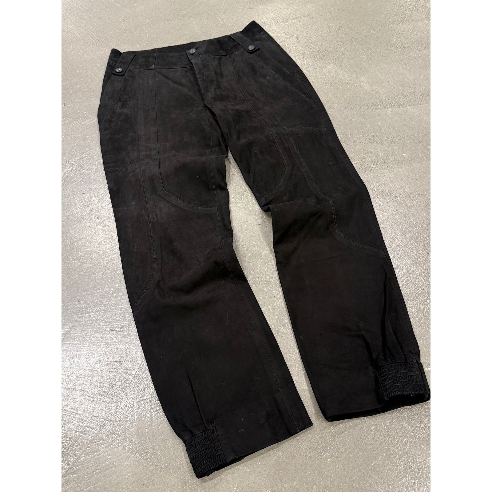 Gucci 2000s Gucci by Tom Ford paneled moto leather pants Size 27" / US 4 / IT 40 - 2 Thumbnail