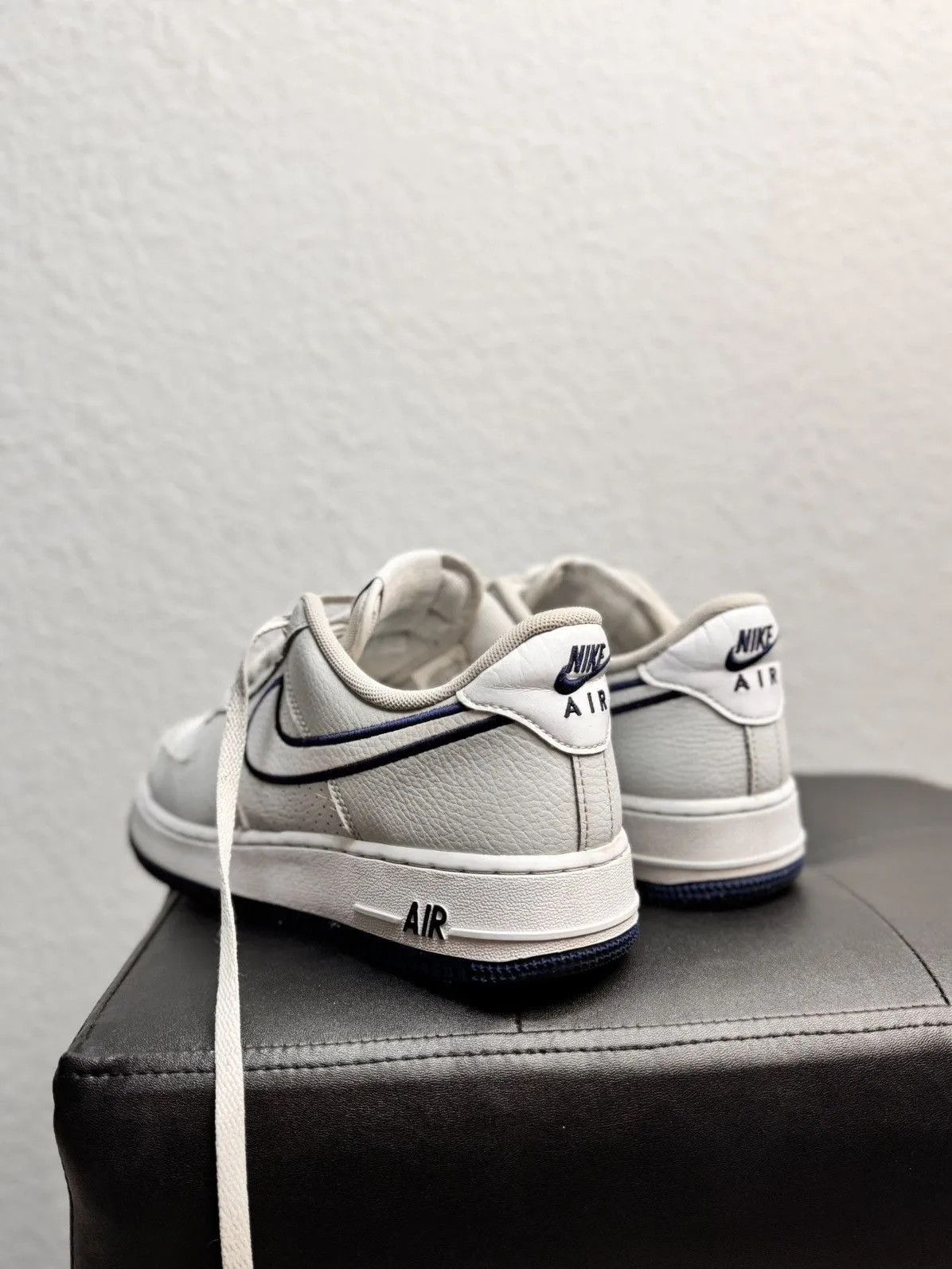 Nike Nike Air Force 1 Low White Leather Sneakers Shoes 12 SKU CS8 Size US 8 / EU 41 - 5 Thumbnail