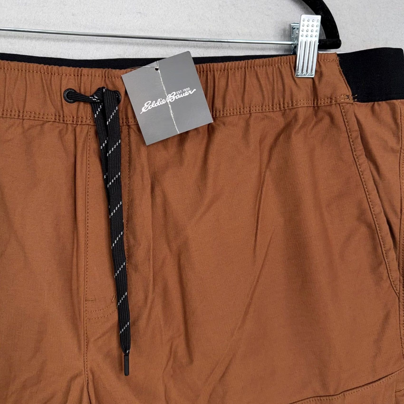 Eddie Bauer Eddie Bauer Shorts Mens 2XL Brown Hiking Active Ultimate Adventure Pull On Size US 39 - 2 Thumbnail