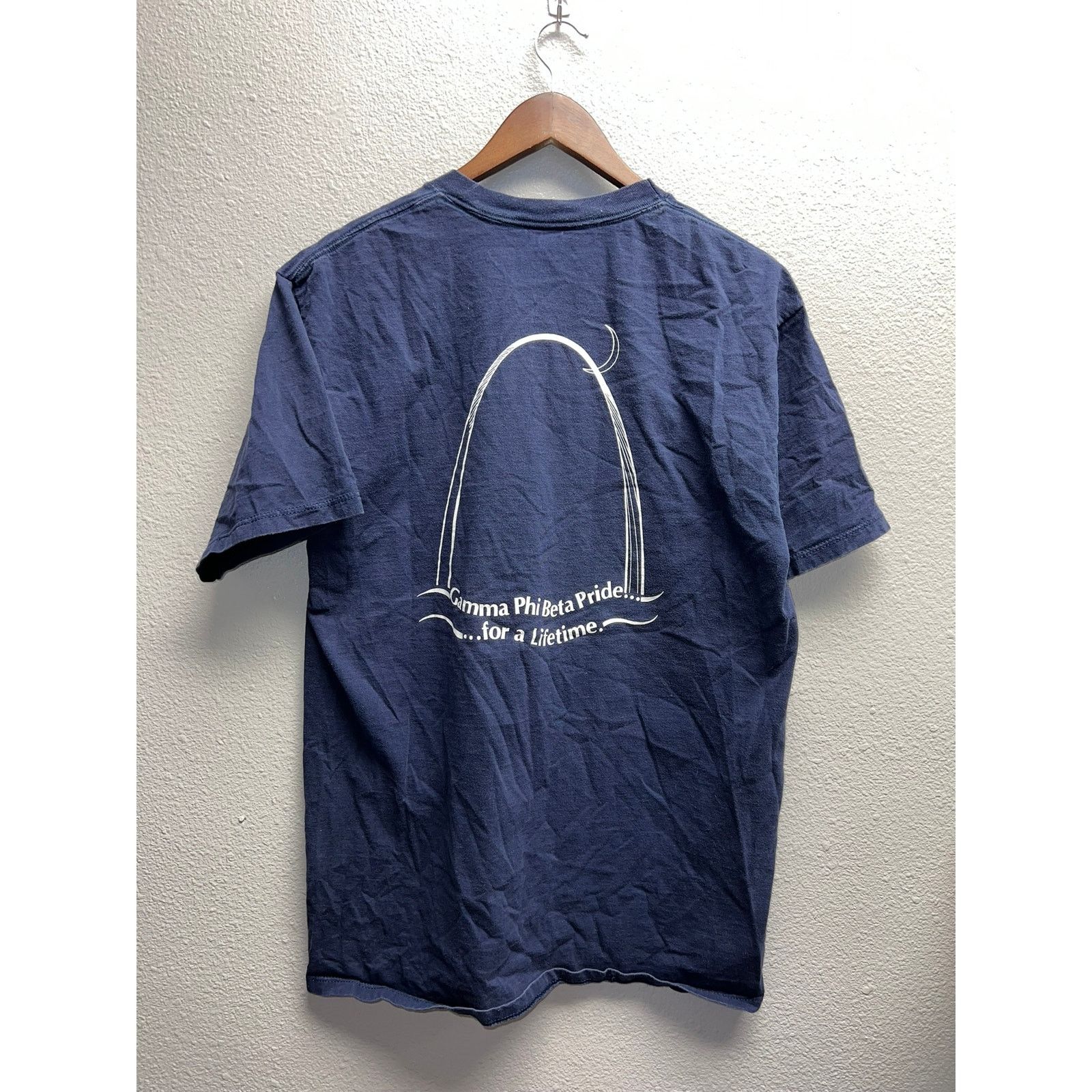 Delta Vintage St Louis Shirt Gamma Phi Beta Pride Tee College XL Size US XL / EU 56 / 4 - 5 Thumbnail