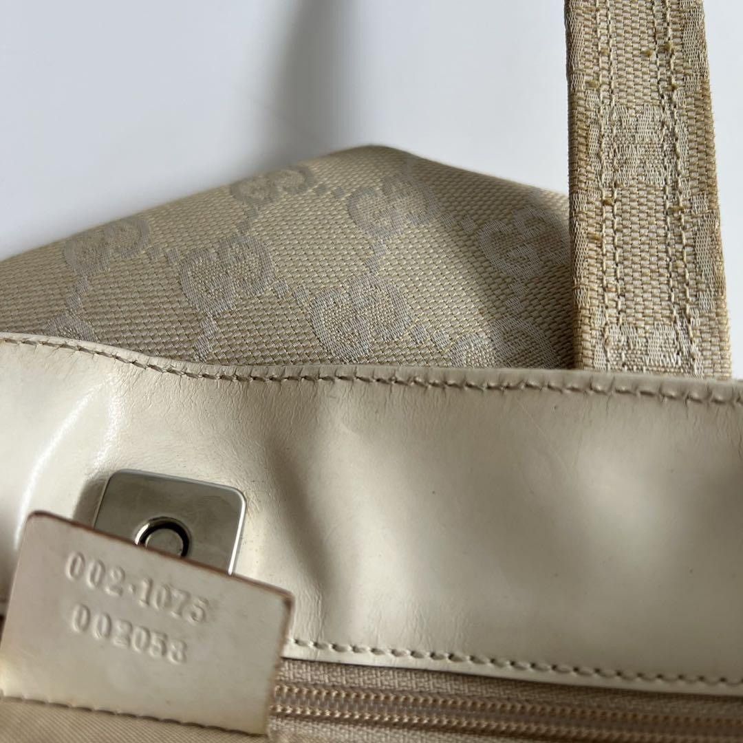 Gucci GUCCI GG PATTERN CANVAS TOTE HAND BAG Size ONE SIZE - 6 Thumbnail