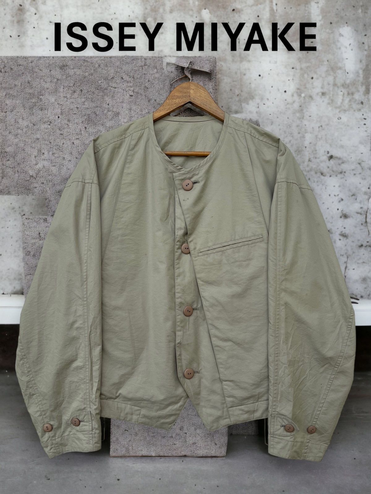 Issey Miyake 🔥S/S 1990 ISSEY MIYAKE BONDAGE POCKET BOMBER JACKET Size US L / EU 52-54 / 3 - 3 Thumbnail