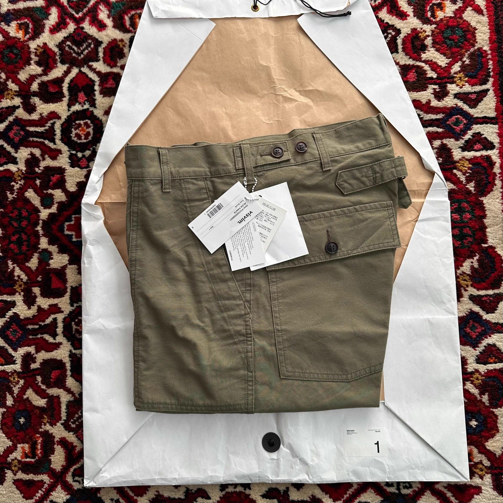 Visvim VISVIM 23AW ALDA PANTS Military Size 1 Size US 30 / EU 46 - 1 Thumbnail