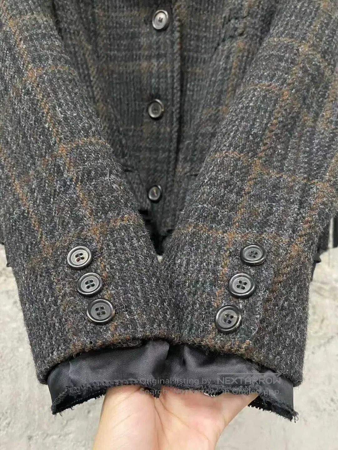 Miu Miu gray plaid Miu Miu blazer jacket. Size S / US 4 / IT 40 - 5 Thumbnail