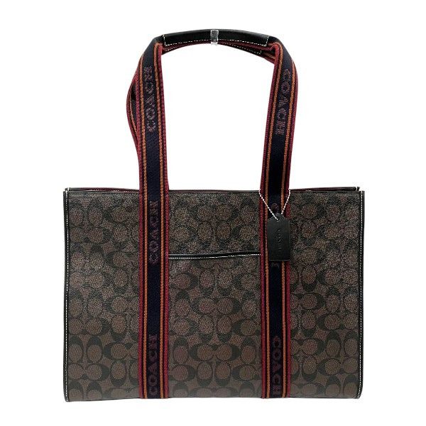Coach Coach Coach Signature PVC Tote Bag Plastic / Synthetic Tote Bag CM865 DUTY FREE for USA Size ONE SIZE - 1 Thumbnail