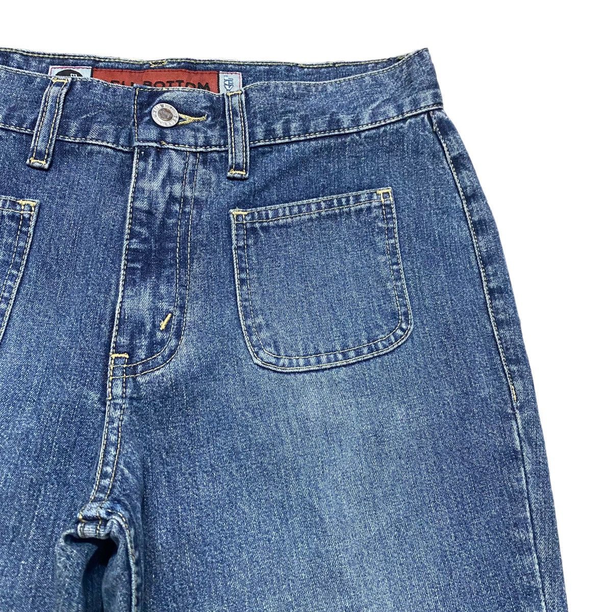 Levi's Super Flare🔥 Vintage Levis Silvertab Bell Bottom Jeans Size US 28 / EU 44 - 4 Thumbnail