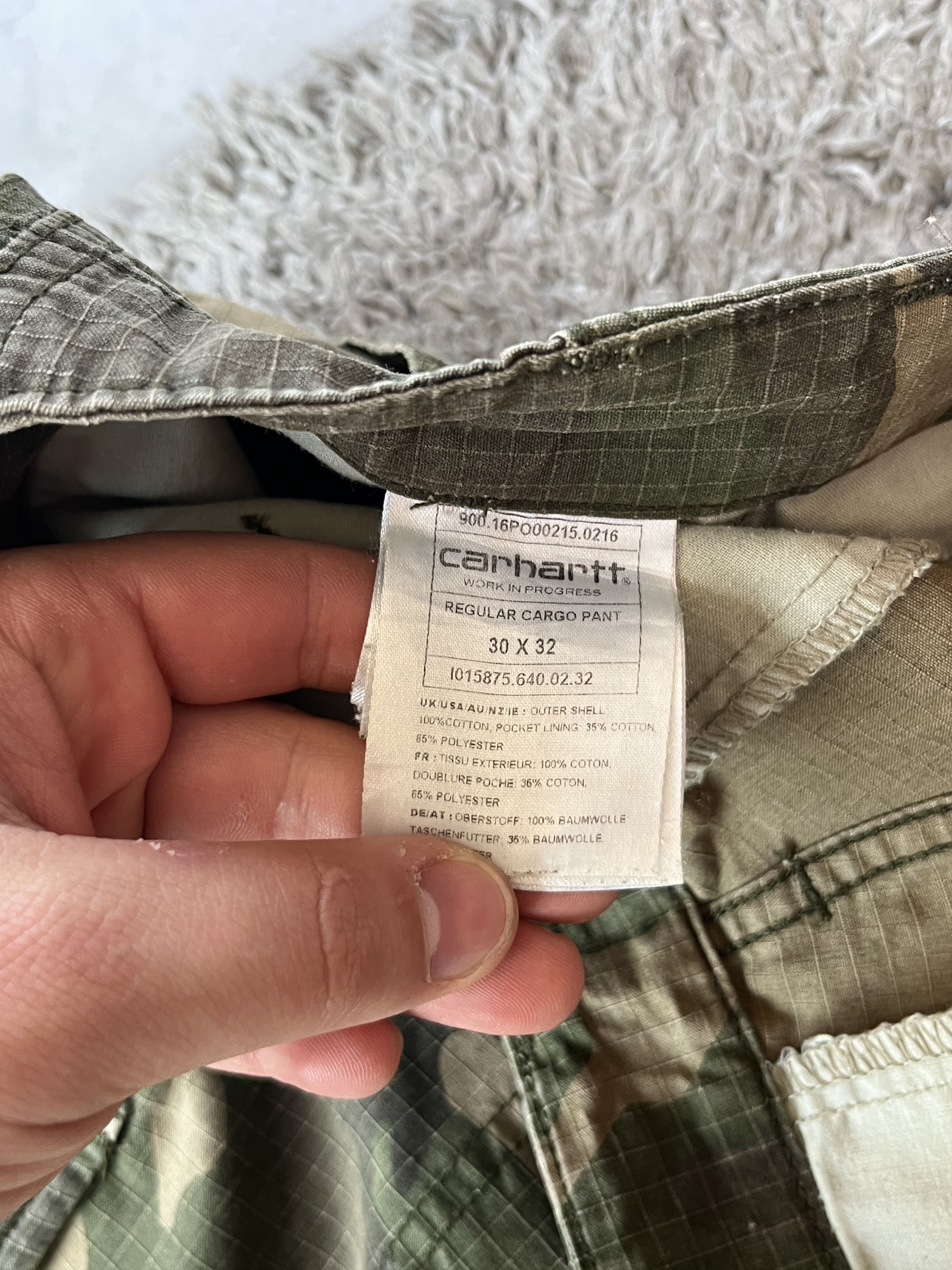 Carhartt Vintage Military Cargo Pants Carhartt Very Rare Y2K Style Size US 32 / EU 48 - 12 Thumbnail