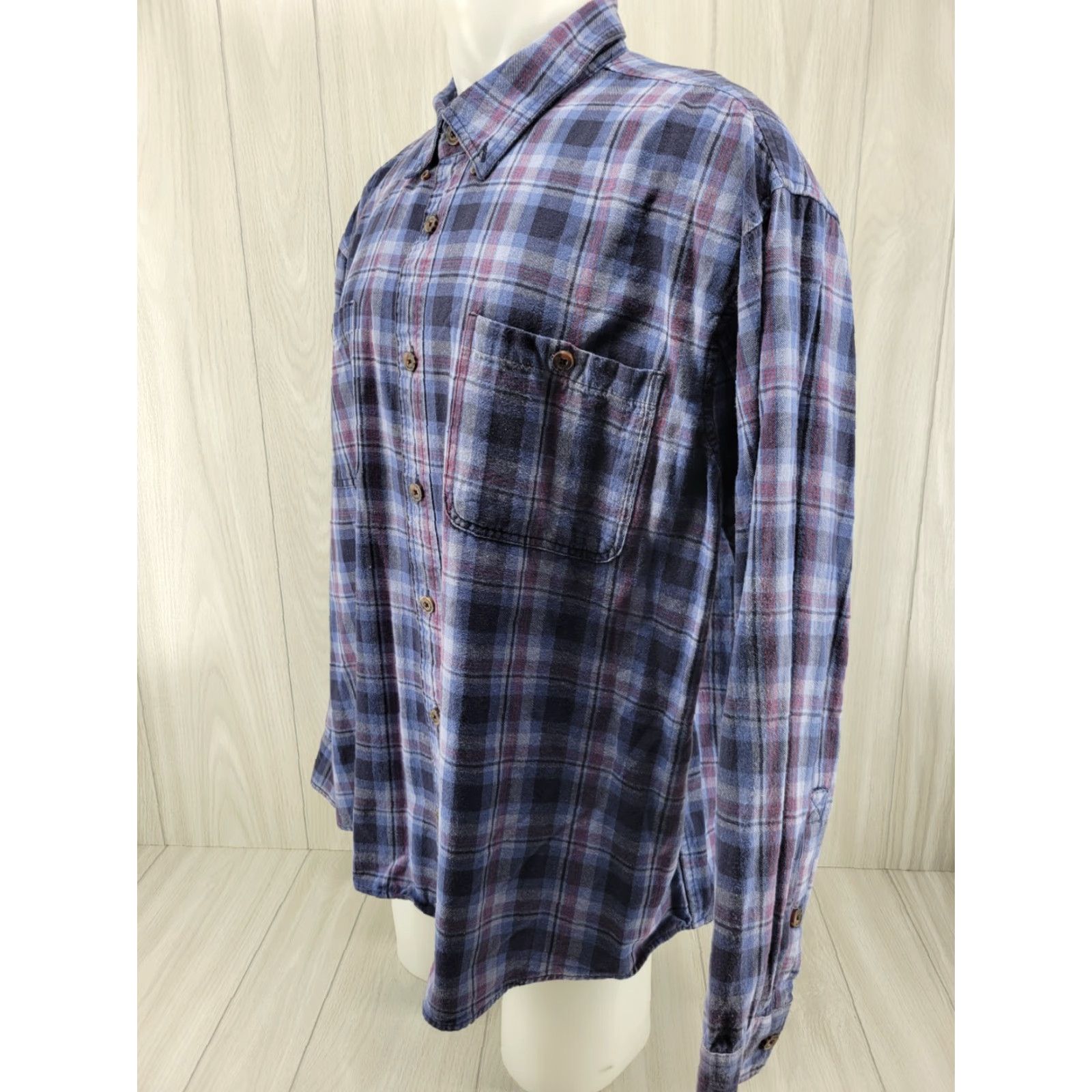 Vintage Duluth Shirt Mens 2XL Blue Button-Down Flannel Thick Plaid Cotton All Seasons Outdoor Casual Button-Up Mens Regular Size US XXL / EU 58 / 5 - 2 Thumbnail