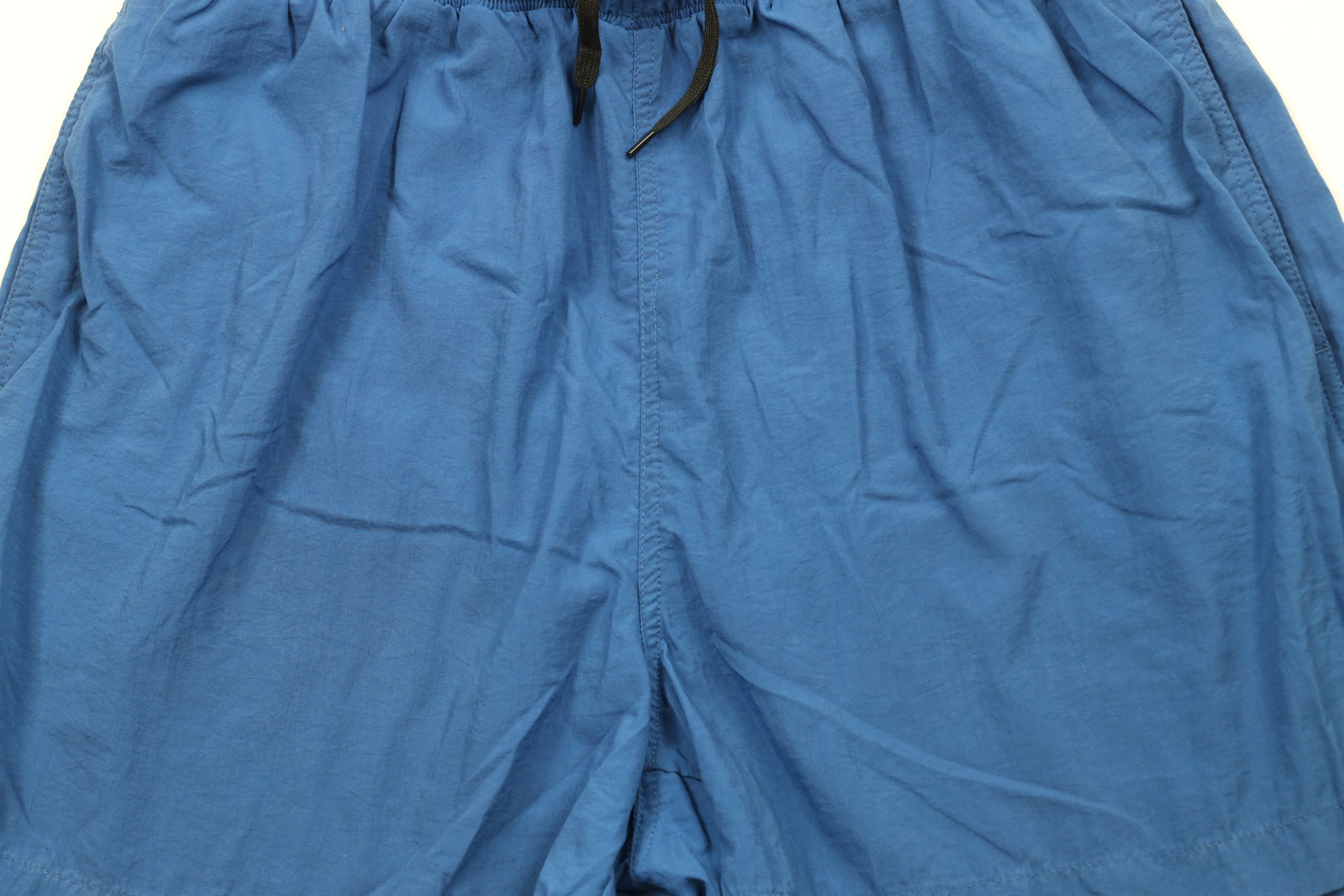 Vintage × Woolrich Woolen Mills Vintage 90s Woolrich Above Knee Lined Shorts Baggies Blue Size US 34 / EU 50 - 3 Thumbnail