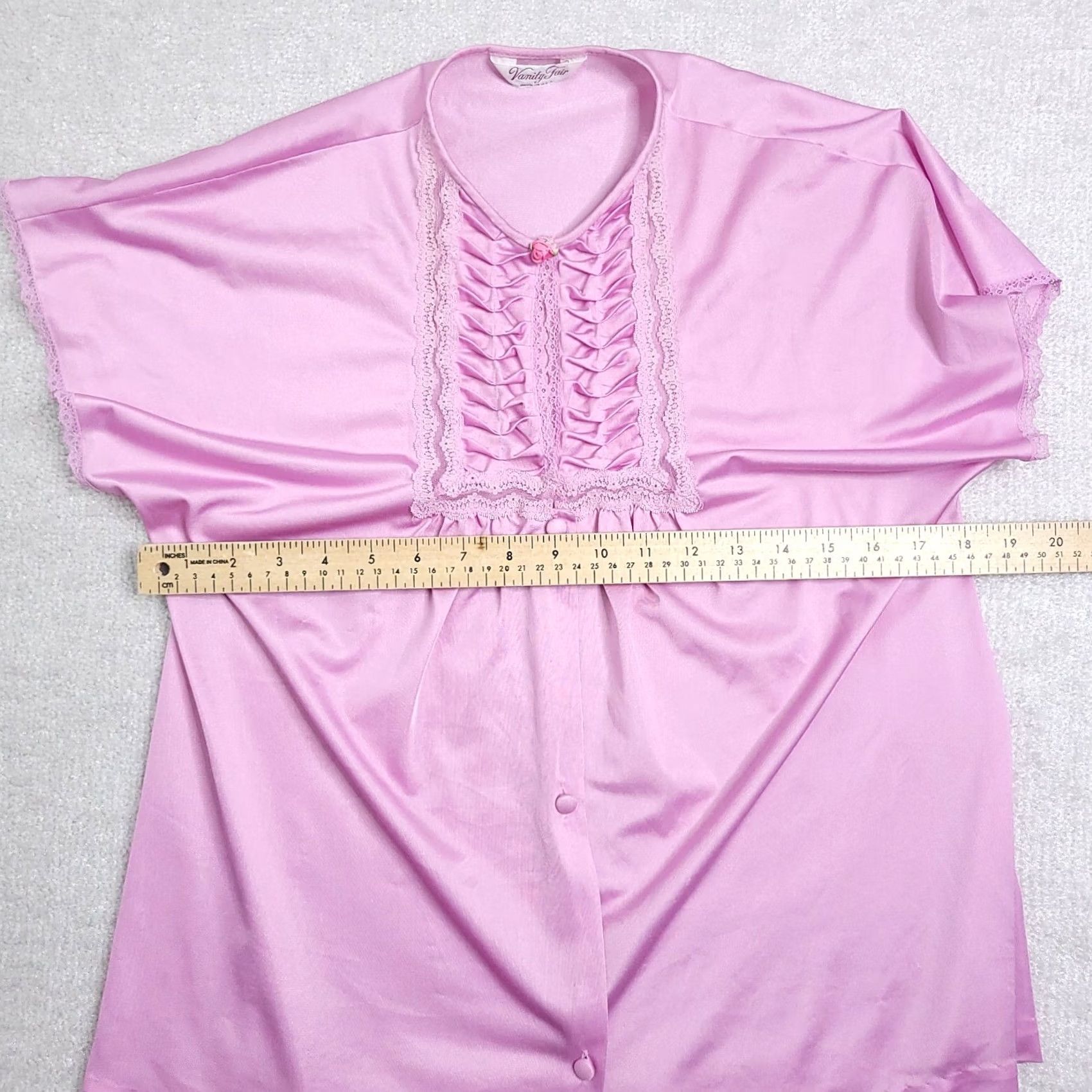 Vintage VINTAGE Vanity Fair Night Top Women’s Medium Pink Nylon USA Made PJ PHOTOS Shirt Womens Medium Pink Nylon USA Made Night Top Size M / US 6-8 / IT 42-44 - 4 Thumbnail