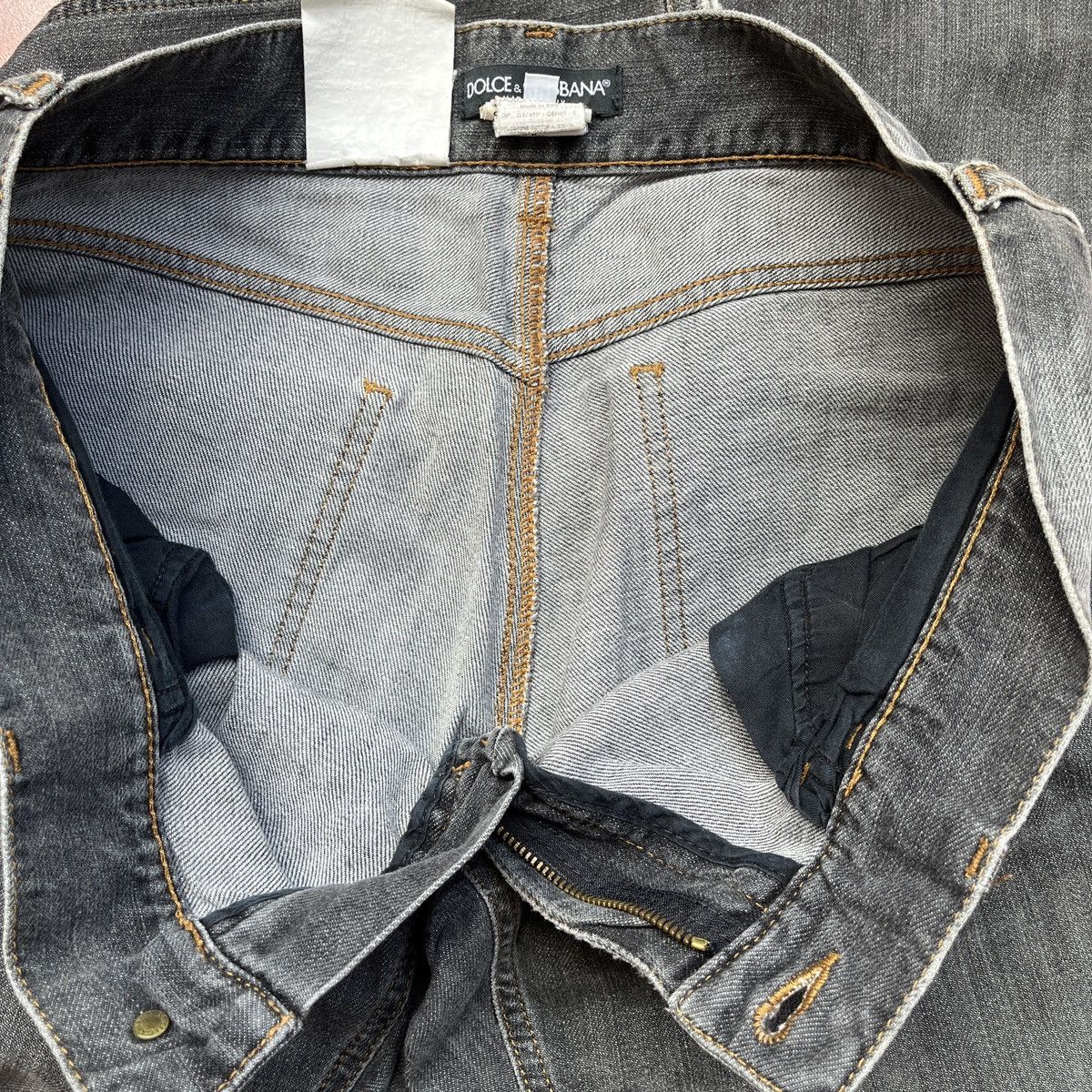 Dolce & Gabbana Vintage 1980s Distressed DOLCE & GABBANA Denim Jeans Size US 33 - 17 Thumbnail