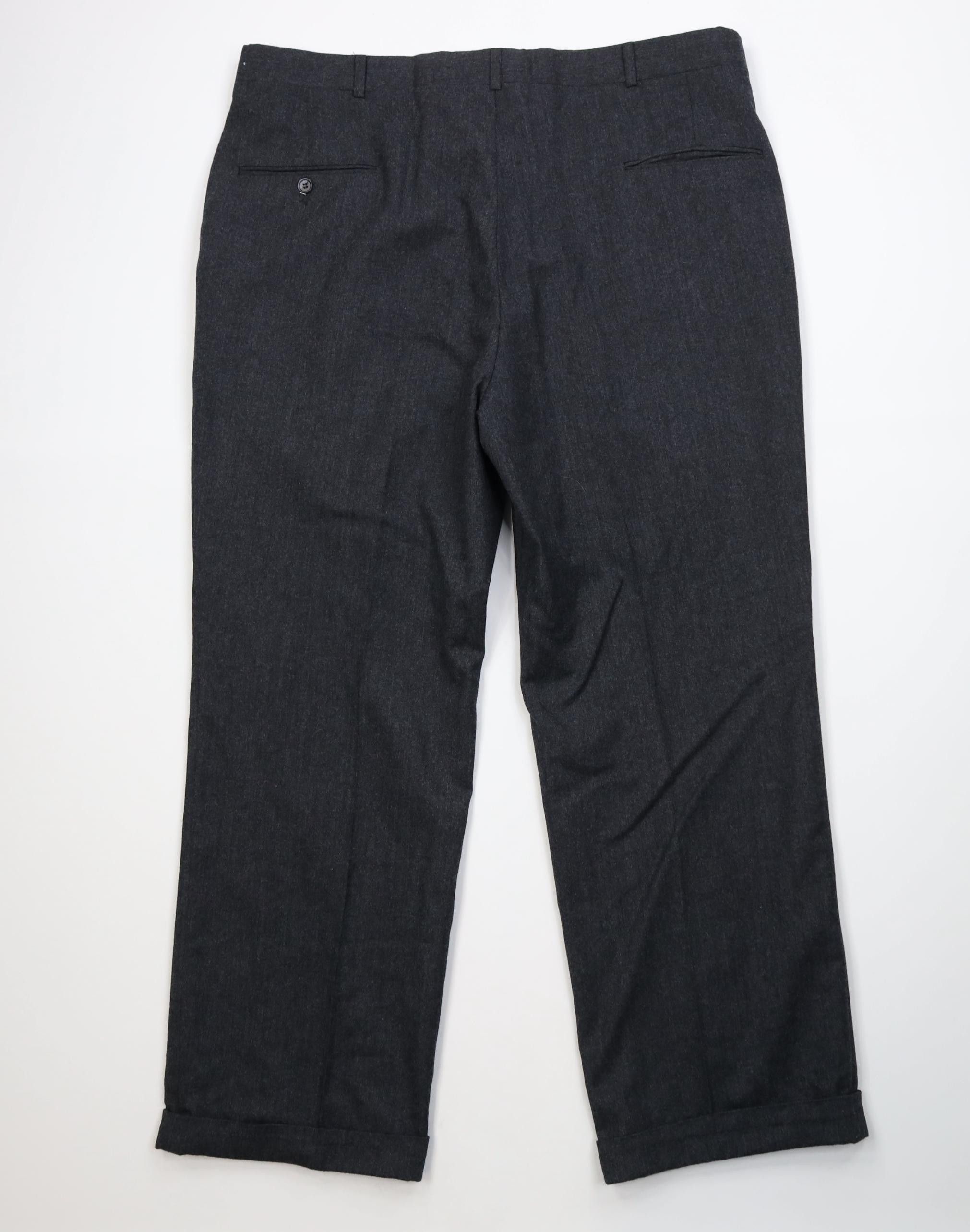 Vintage Vintage 70s Streetwear Knit Wide Leg Chino Pants Gray USA Size US 40 / EU 56 - 11 Thumbnail
