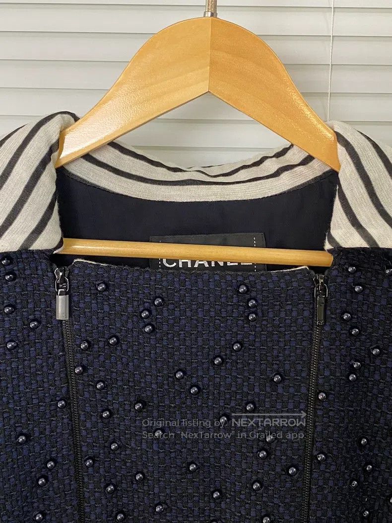 Chanel Chanel 17-year-old dark blue studded coat Size XS / US 0-2 / IT 36-38 - 3 Thumbnail