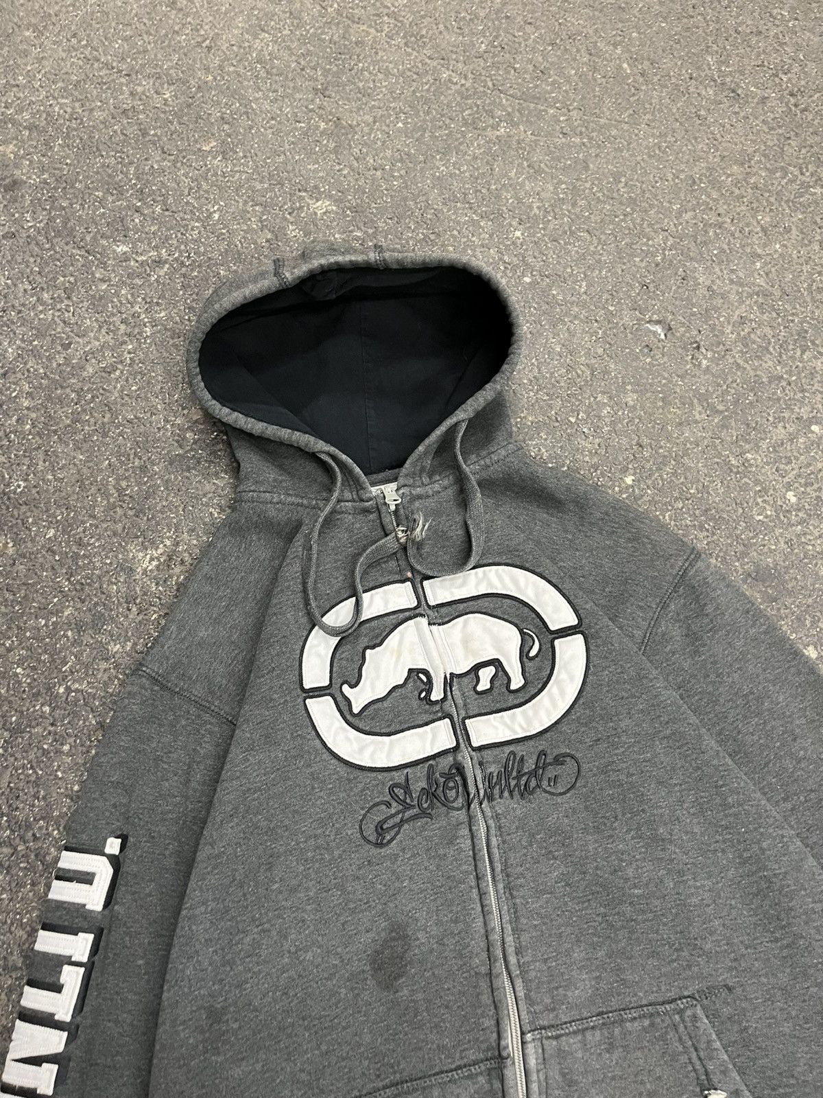 Ecko Unltd. × Vintage Ecko y2k zip up hoodie skater streetwear hip hop hype Size US M / EU 48-50 / 2 - 4 Thumbnail