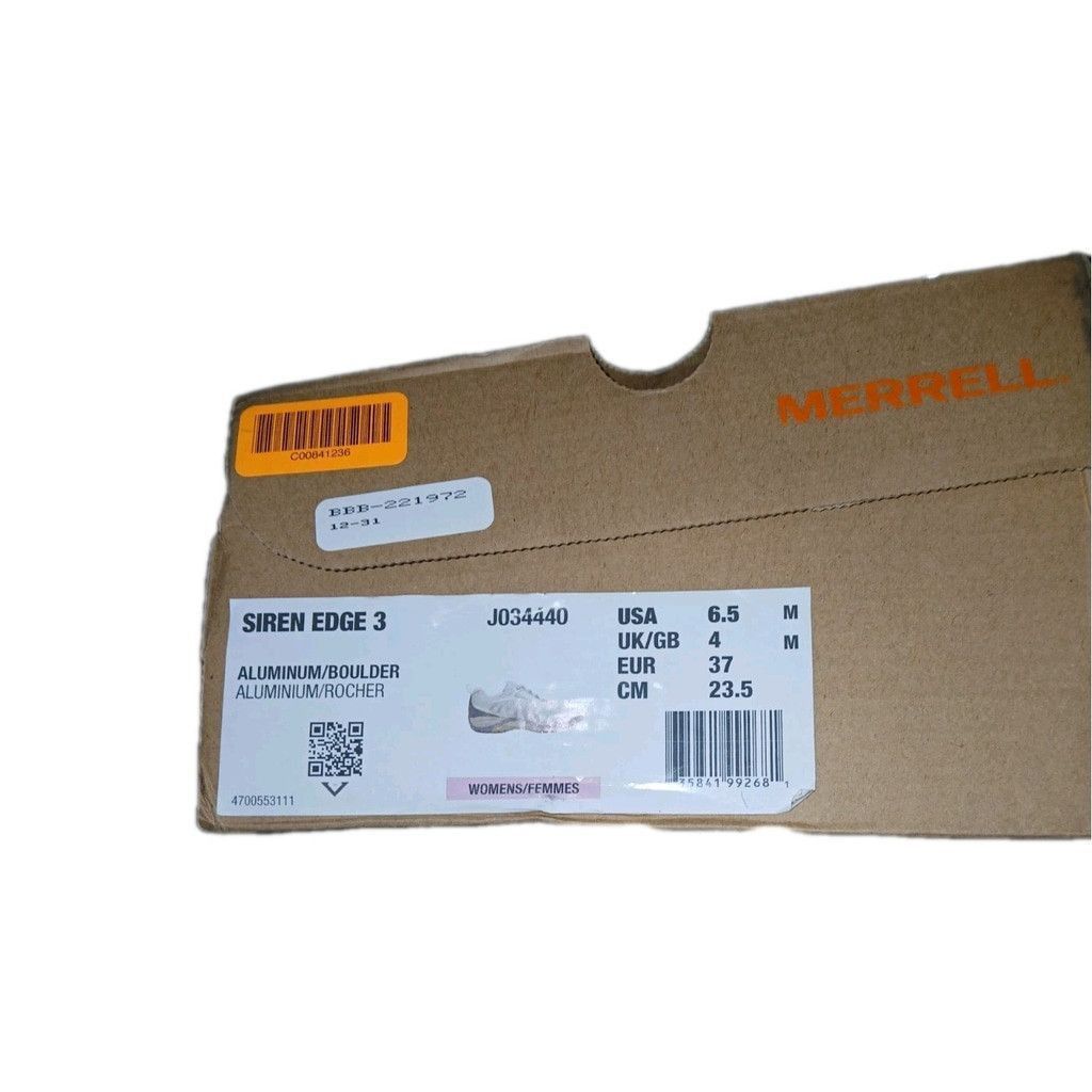 Merrell Merrell Siren Edge 3 (Gray) - Women Size 6.5 NiB Size US 6.5 / IT 36.5 - 10 Thumbnail