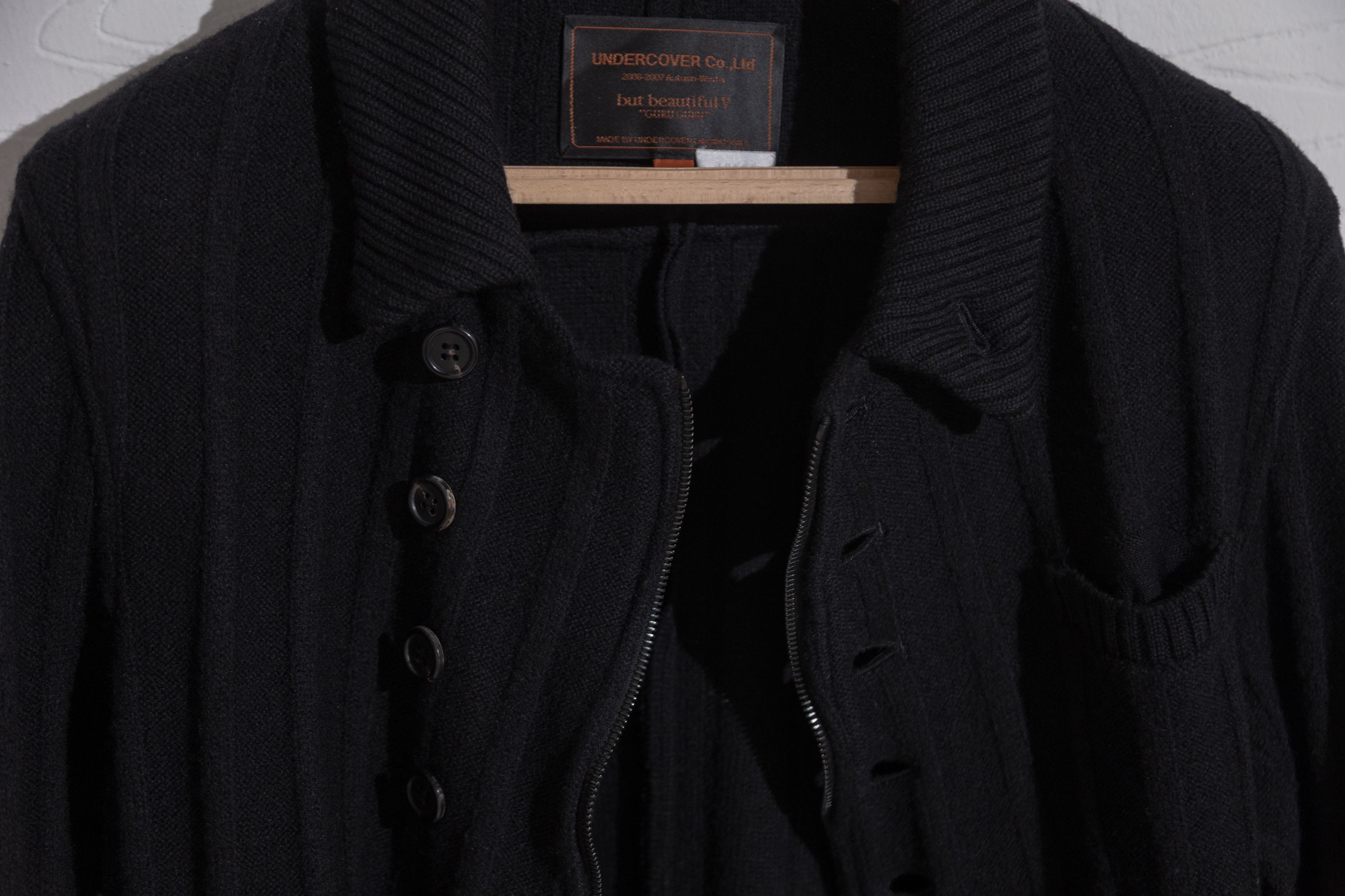 Undercover AW06/07 'But Beautiful V Guru Guru' Knit Wool Jacket, Size 3 Size US L / EU 52-54 / 3 - 11 Thumbnail