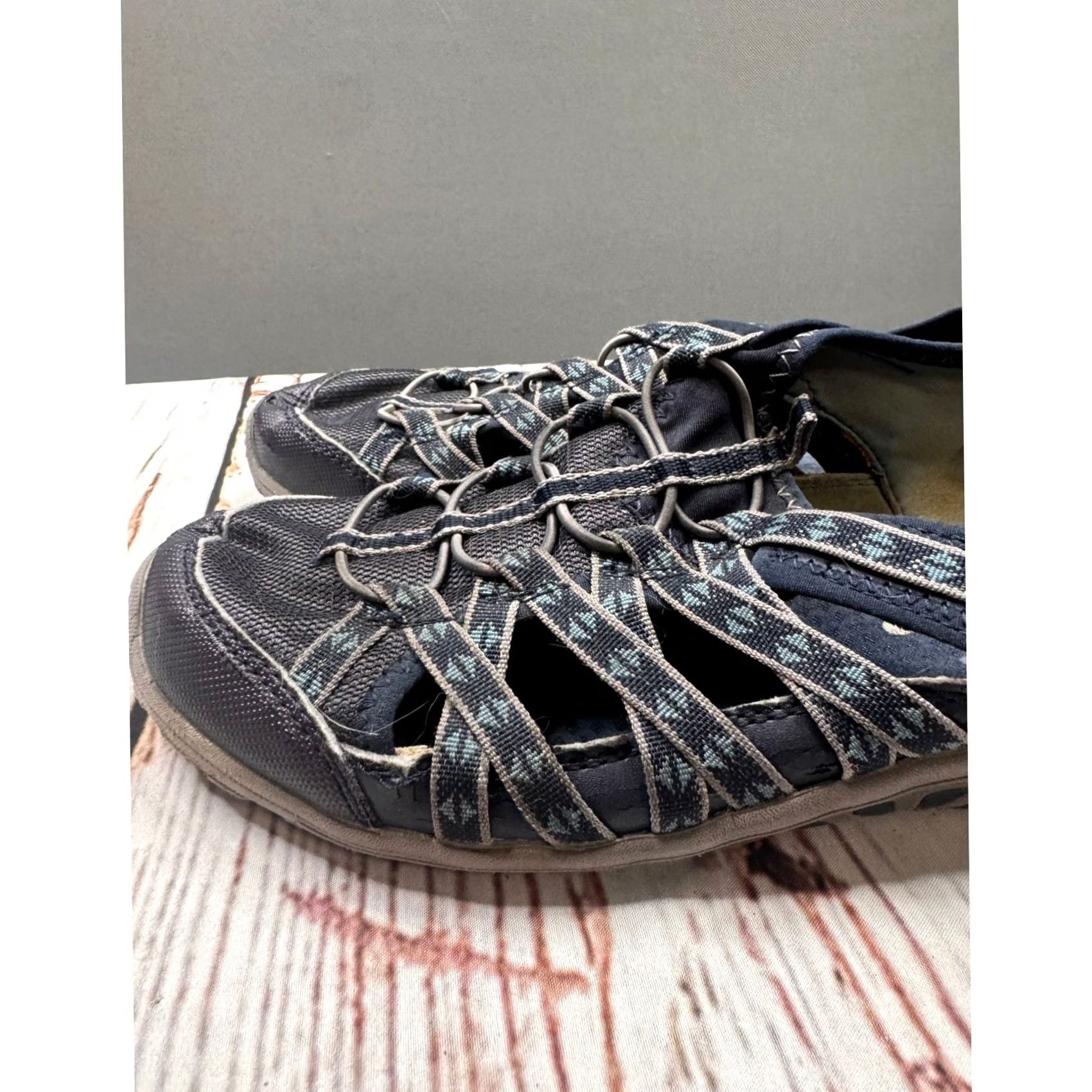 SKECHERS Skechers Relaxed Fit 49359 Women Navy Blue Bungee Slip-On Sneaker 9.5 Size US 10 / IT 40 - 4 Thumbnail