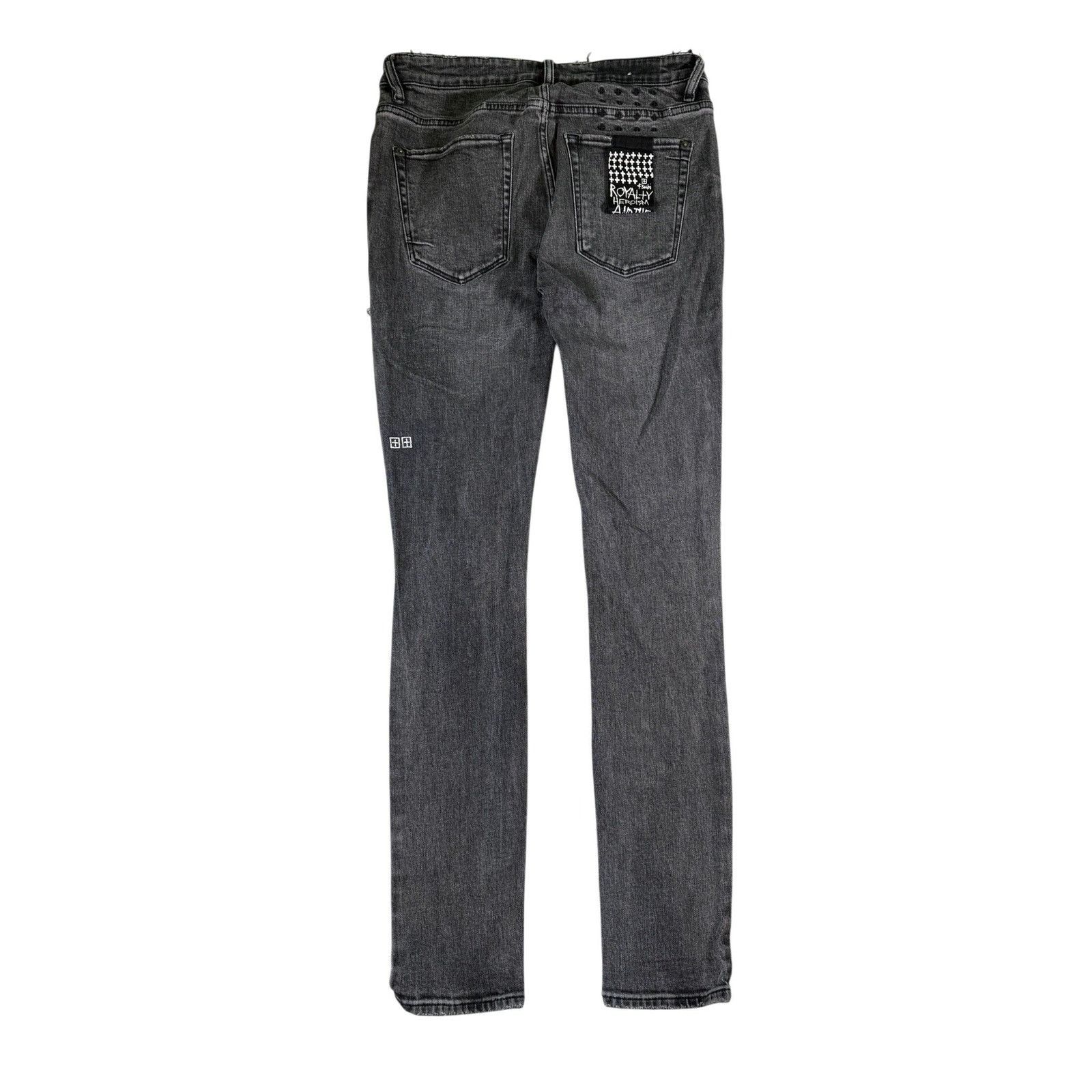 Ksubi Ksubi Ripped Grey Jeans Size US 32 / EU 48 - 2 Thumbnail