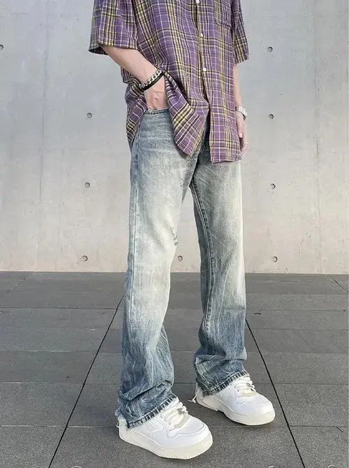 VIBE Vintage Blue Flared Slim Jean Size US 30 / EU 46 - 4 Thumbnail