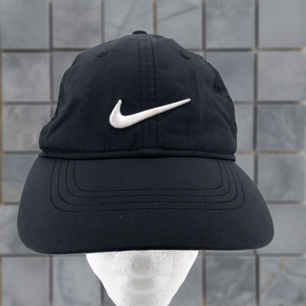 Nike Nike Hat Cap Strap Back Black Legacy91 Dri-FIT Athletic Golf Embroidered Mens Size ONE SIZE - 1 Thumbnail