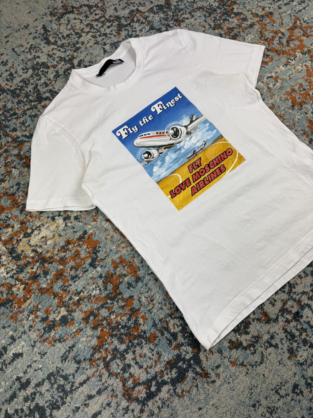 Moschino Love Moschino moschino airlanes airplane graphic tee Size US S / EU 44-46 / 1 - 2 Thumbnail