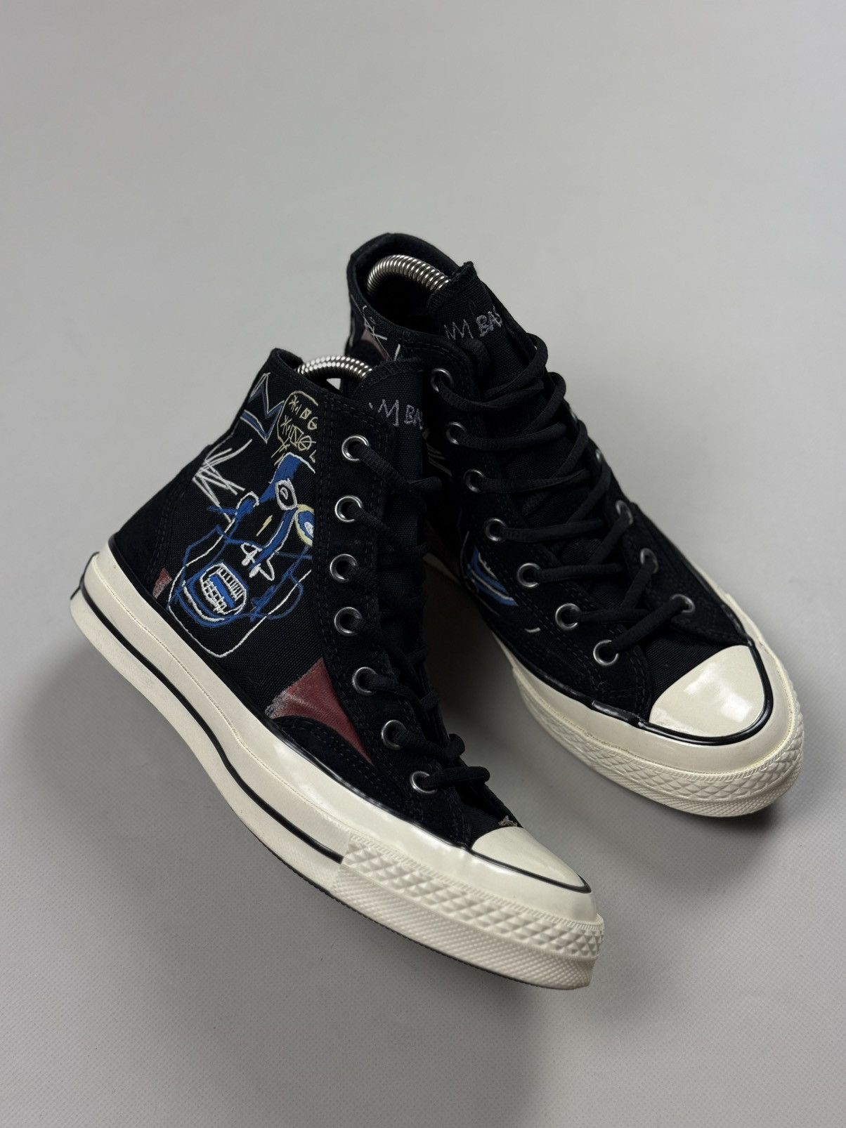 Converse Converse Jean-Michel Basquiat Chuck Taylor High Top Sneakers Size US 7 / IT 37 - 4 Thumbnail