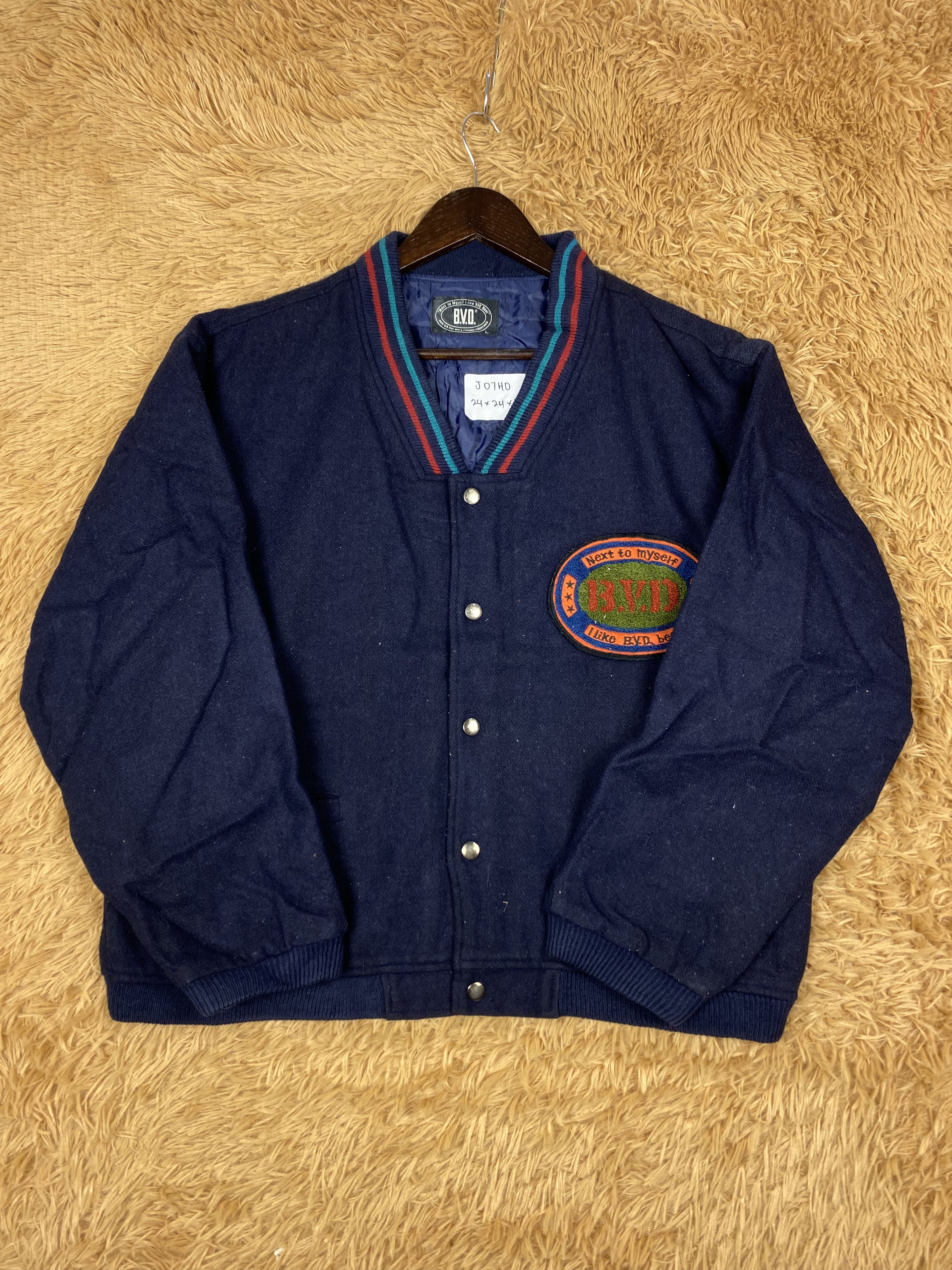 Japanese Brand Vintage B.V.D Button Up Jacket DJ0740 Size US L / EU 52-54 / 3 - 4 Thumbnail