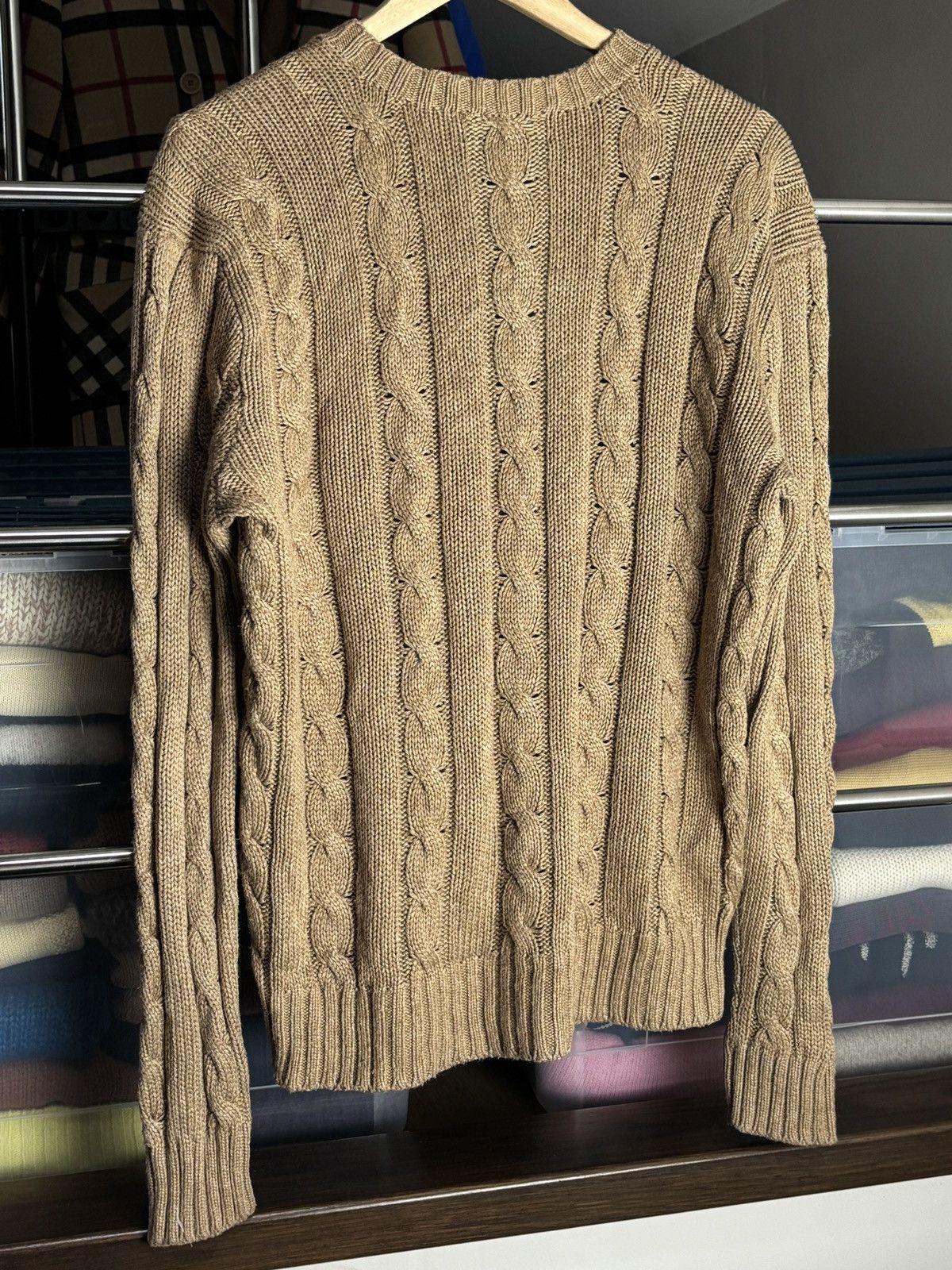 Polo Ralph Lauren Vintage Polo Ralph Lauren Silk Knit Cable Sweater Size US M / EU 48-50 / 2 - 4 Thumbnail