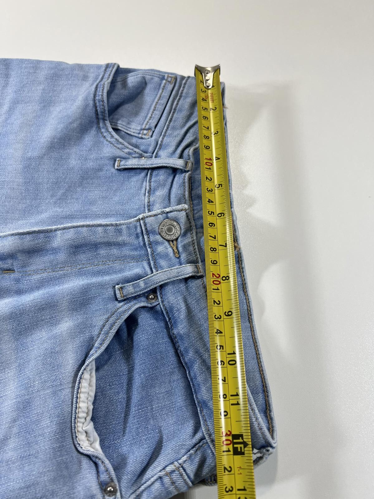 Levi's Levi's 721 Light Blue Denim Cutoff Shorts 27 Size 27" / US 4 / IT 40 - 7 Thumbnail