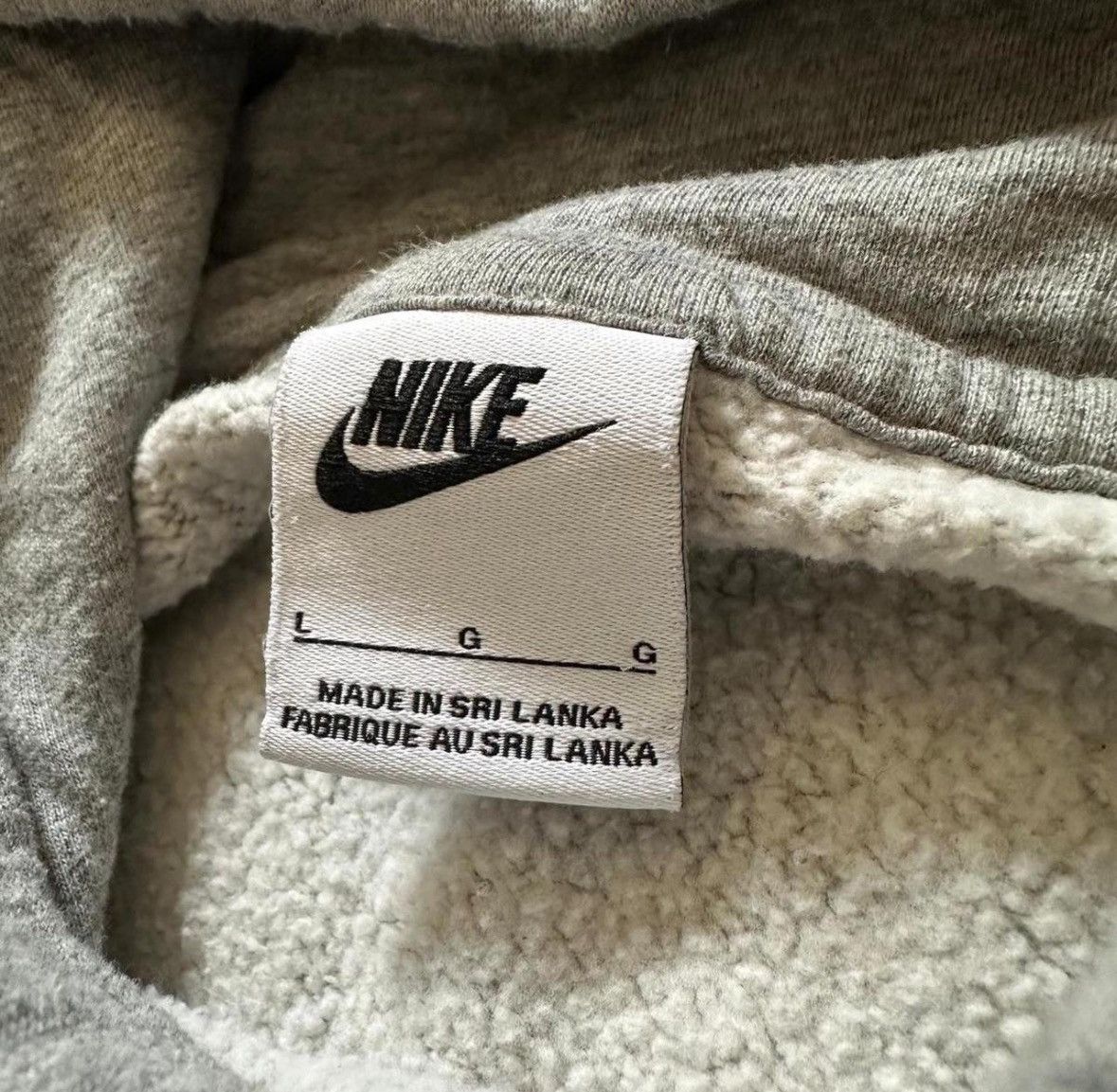 Nike Grey Nike hoodie Large Size US L / EU 52-54 / 3 - 4 Thumbnail