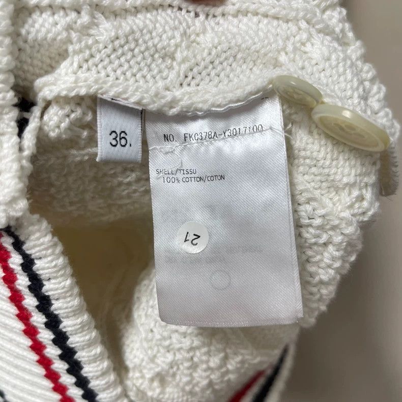 Thom Browne Thom Browne Knitted sweater cardigan Size XS / US 0-2 / IT 36-38 - 4 Thumbnail