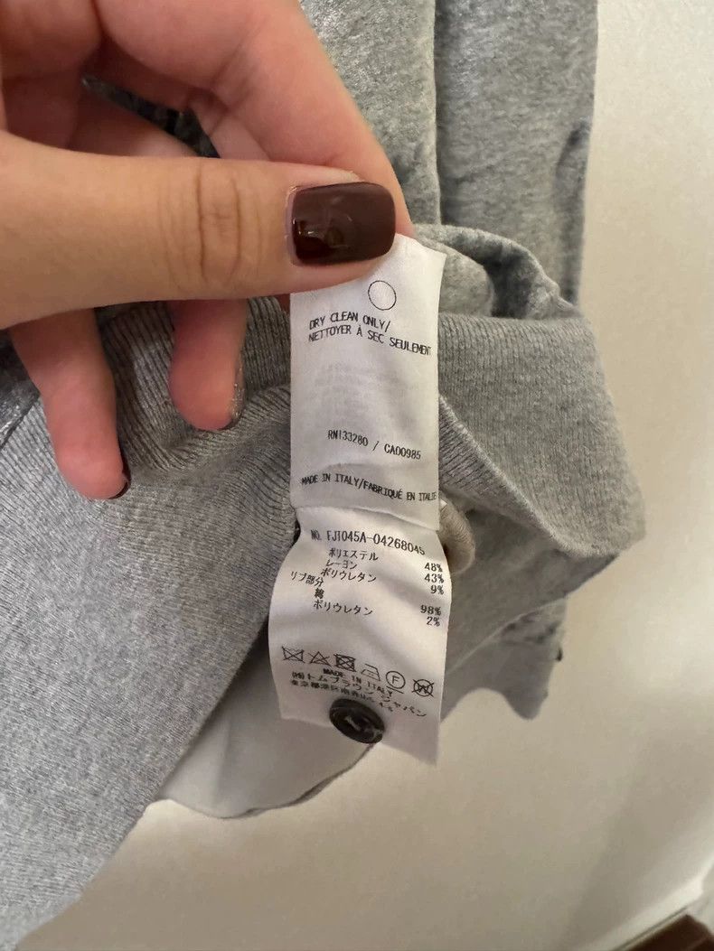Thom Browne Thom Browne Bright grey fleece hoodie Size S / US 4 / IT 40 - 5 Thumbnail