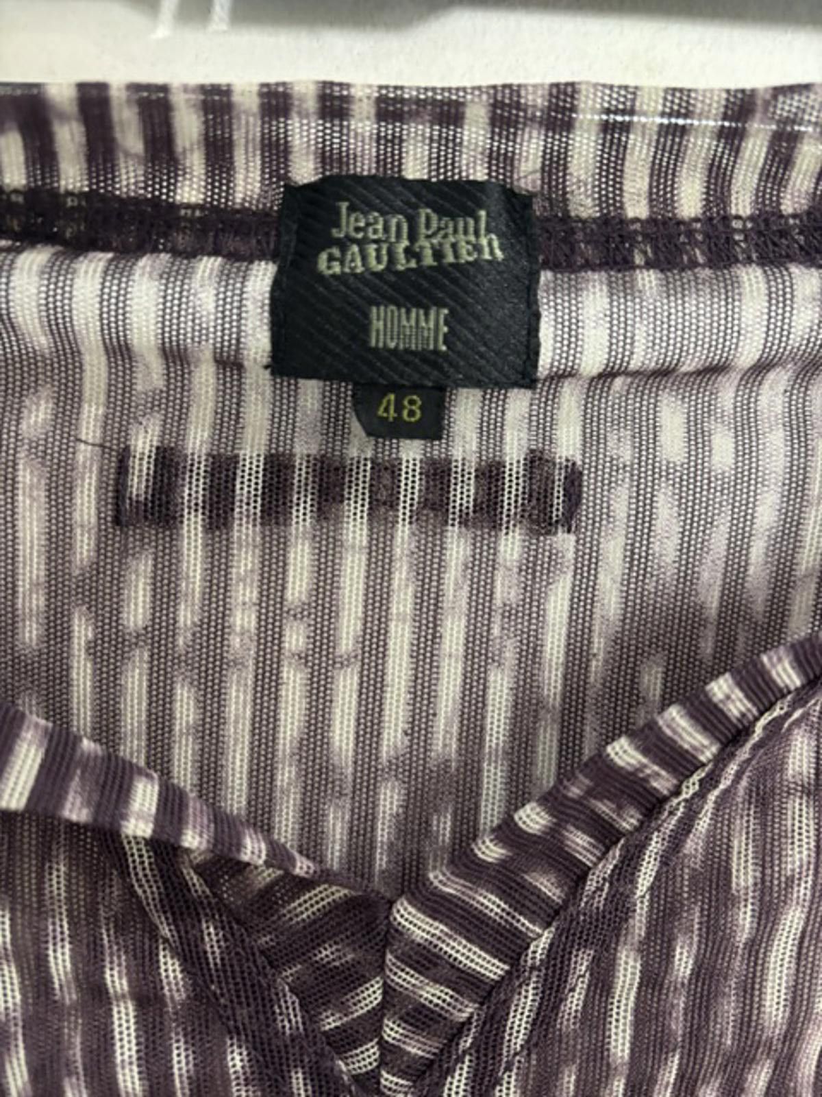 Jean Paul Gaultier Jean Paul Gaultier Homme Vintage Sheer Top size Small/48 Size US S / EU 44-46 / 1 - 4 Thumbnail